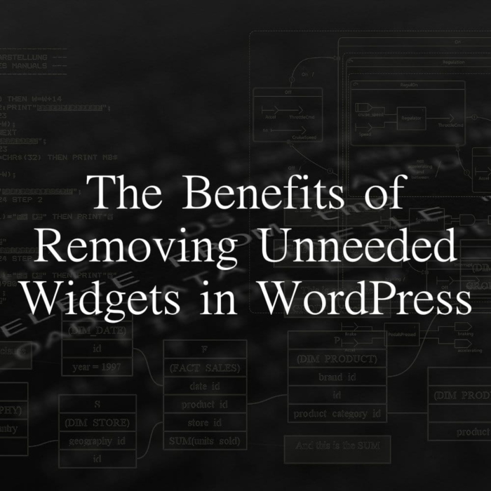 Optimizing Your Dashboard- The Benefits of Removing Unneeded Widgets in WordPress